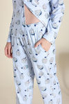 Zivame Knit Poly Pyjama Set - Orchid Tint — thumbnail 6